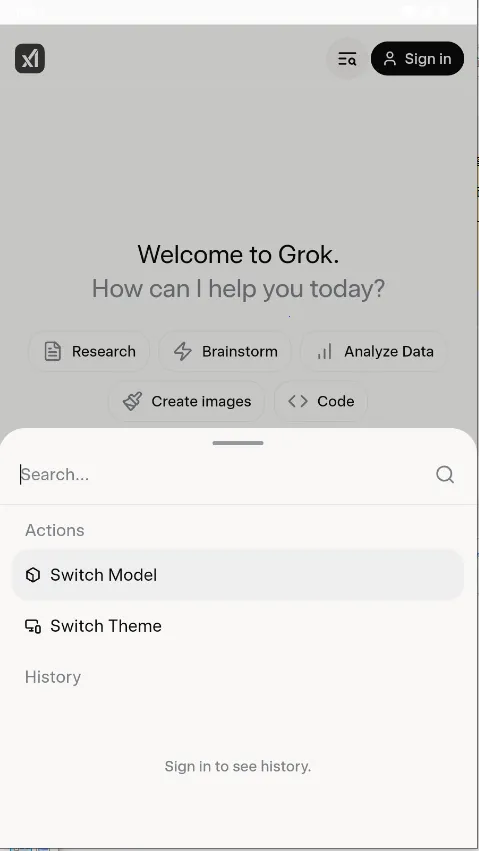 Grok AI(ʴ)v1.1.0 Ѱͼ