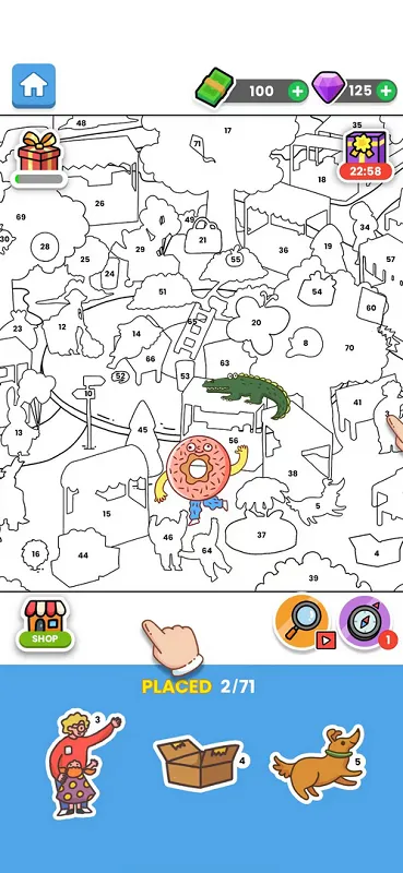 贴纸书按数字涂色安卓版手机版 贴纸书按数字涂色安卓版手机版